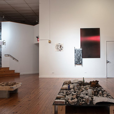Installation of In/Between | A Rock and a Hard Place