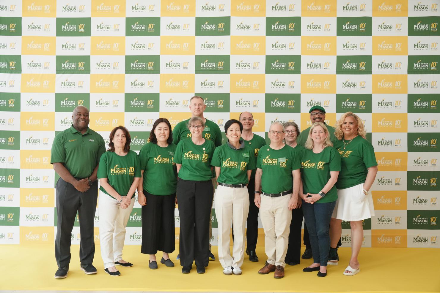 Leaders gather together at the Mason Korea 10th anniversary kickoff