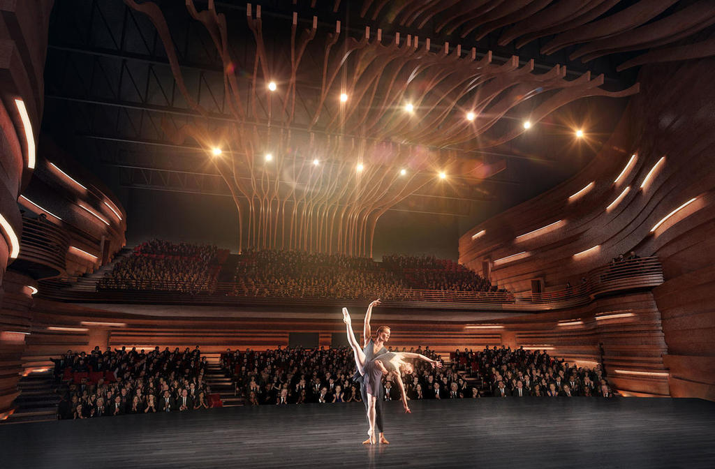 rendering of how CFA will look after restoration