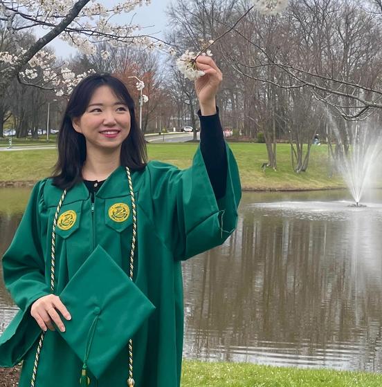 Juyoung Cha by the Mason Pond