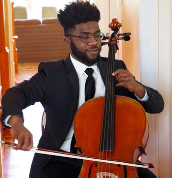 Dewberry School of Music student Eddie Adams