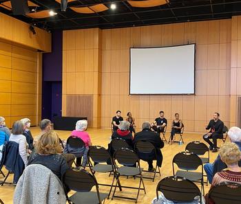 Manassas Lifelong Learning Institute members participated in a lecture-demonstration at the Hylton Center