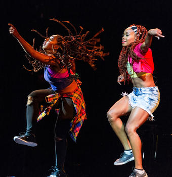 Camille A Brown & Dancers performed excerpts from BLACK GIRL: Linguistic Play during their program at the Center for the Arts in 2022. 